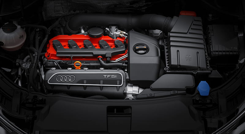 Audi RS Q3 (2014) 2.5 lt. TFSI - Engine , car, HD wallpaper