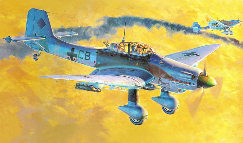 Bombers, Junkers Ju 87, Luftwaffe, HD wallpaper