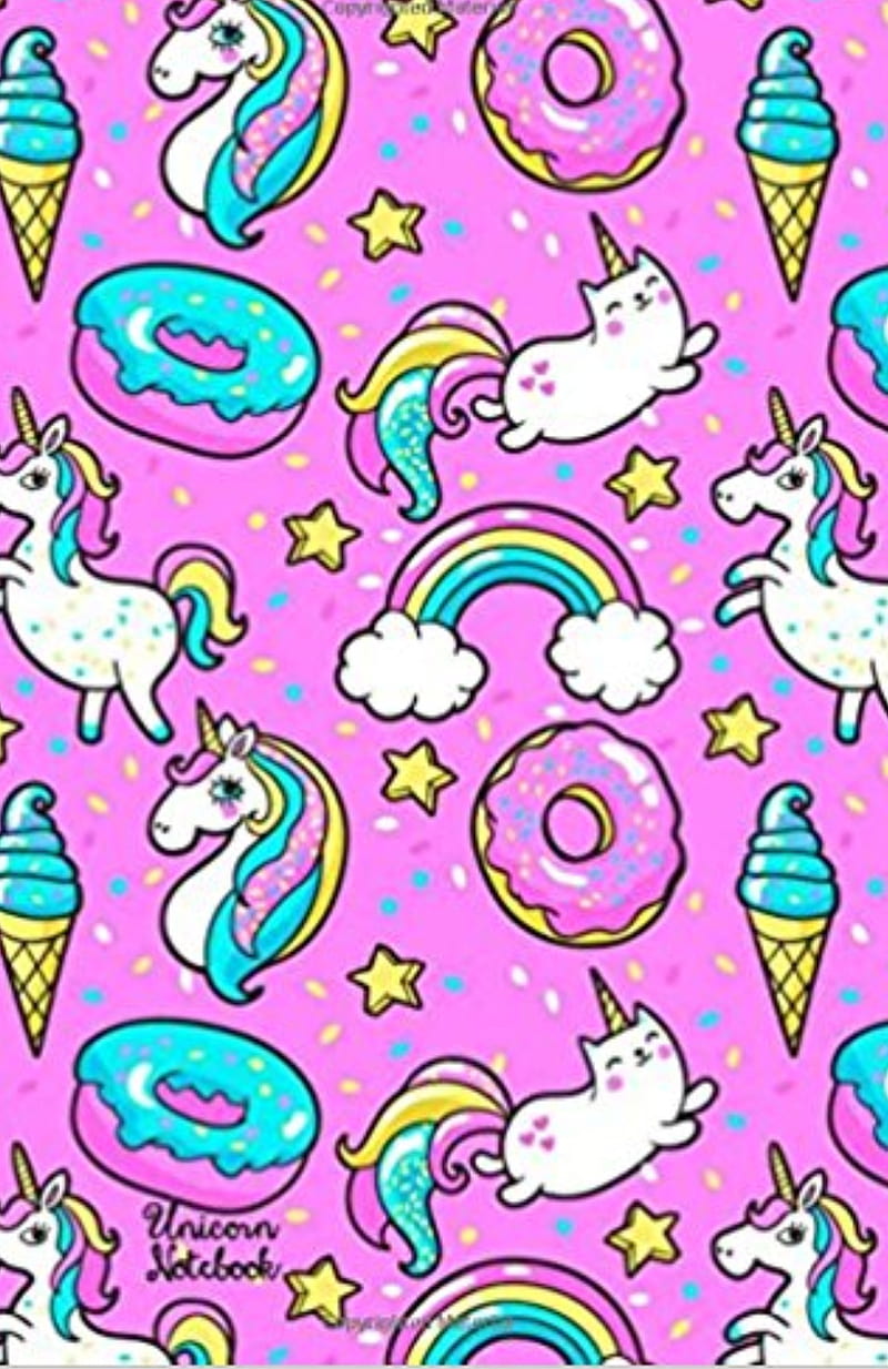 Pretty stuff, ice cream, kittens, unicorns, HD phone wallpaper