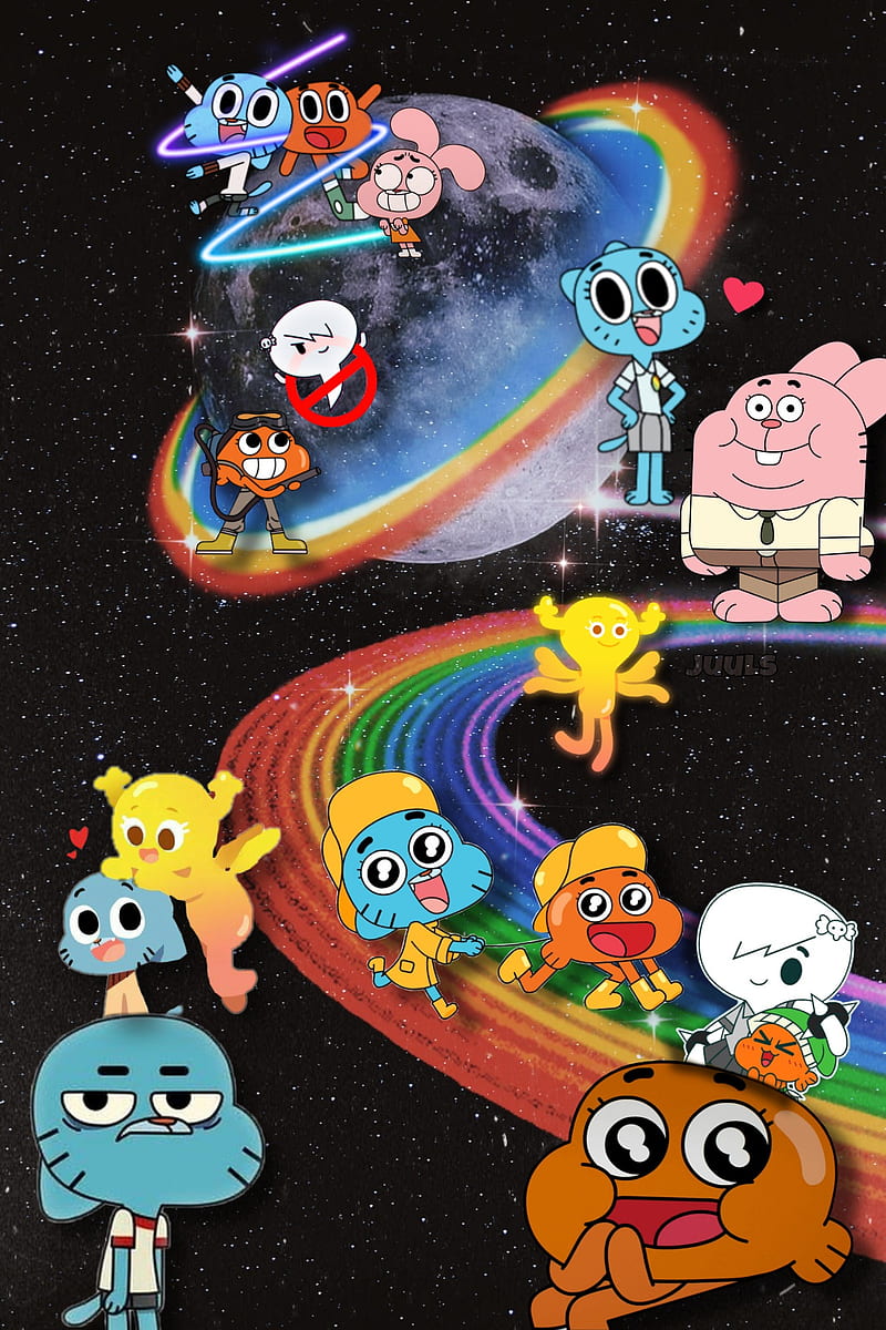 1080P free download | Space gumball, black, super, time, HD mobile