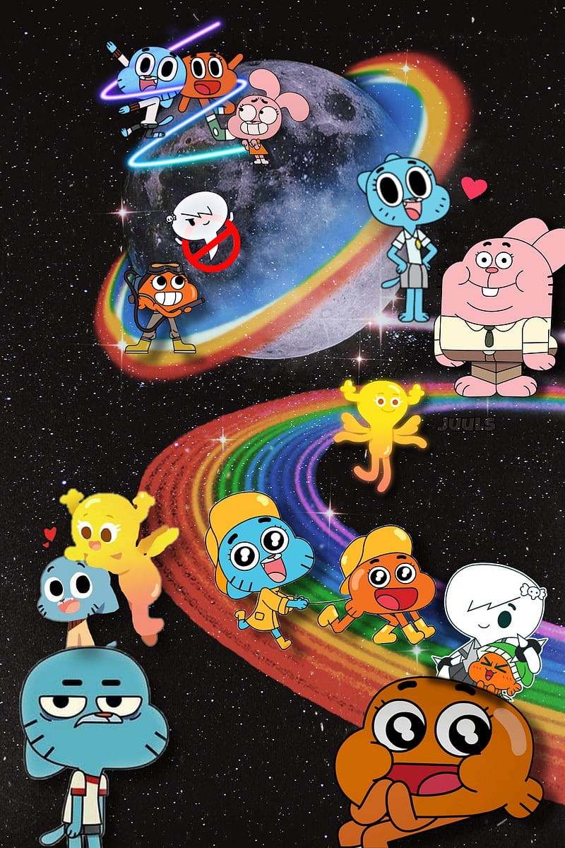 Space gumball black super time HD phone wallpaper  Peakpx