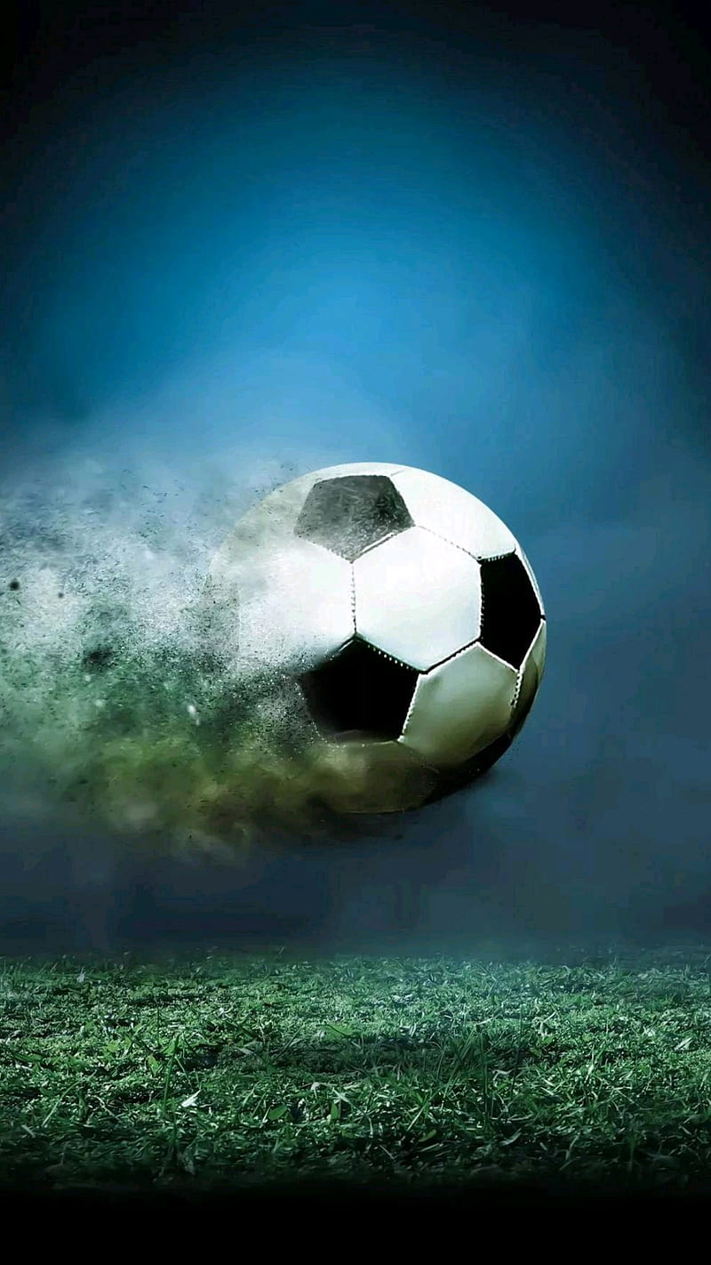 Ball, abstract, football, game, grass, soccer, sport, HD phone wallpaper |  Peakpx