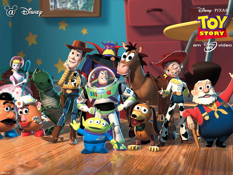 Toy story 2 characters, buzz, lightyear, toy, woody, story, HD wallpaper |  Peakpx