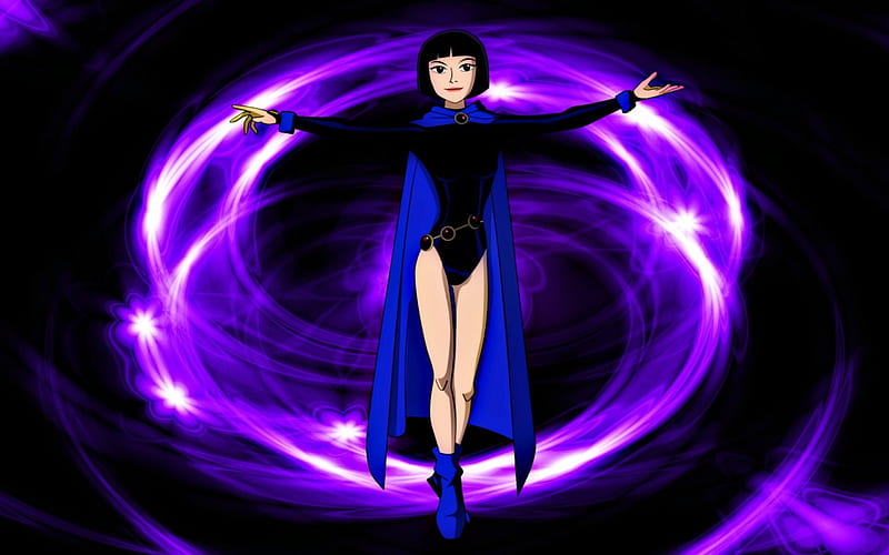 Julie as Raven, Teen Titans, cosplay, Comic Books, Ben 10, Raven, cute, DC Comics, TV Series, Ben 10 Alien Force, Ben 10 Omniverse, Cartoons, Cartoon Network, Ben 10 Ultimate Alien, Julie Yamamoto, HD wallpaper