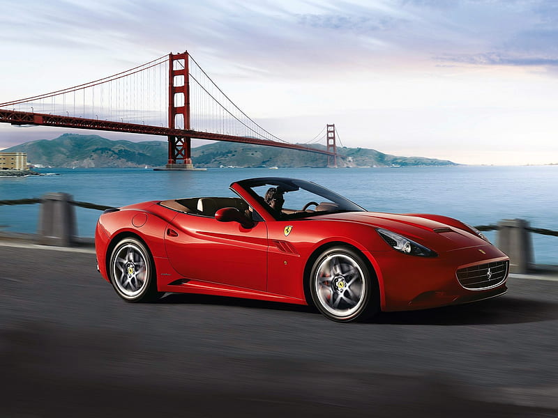 2011 Ferrari California, Convertible, V8, car, HD wallpaper
