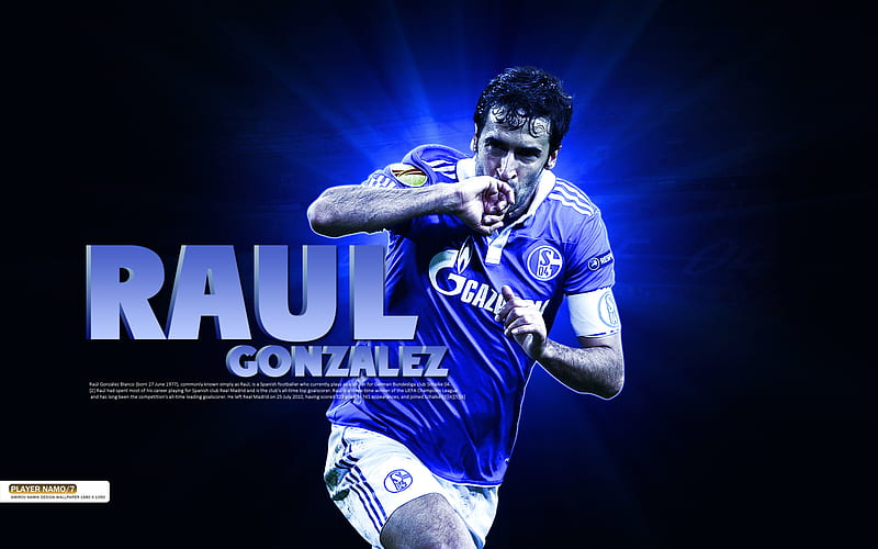 Soccer, Raúl González Blanco, FC Schalke 04, HD wallpaper