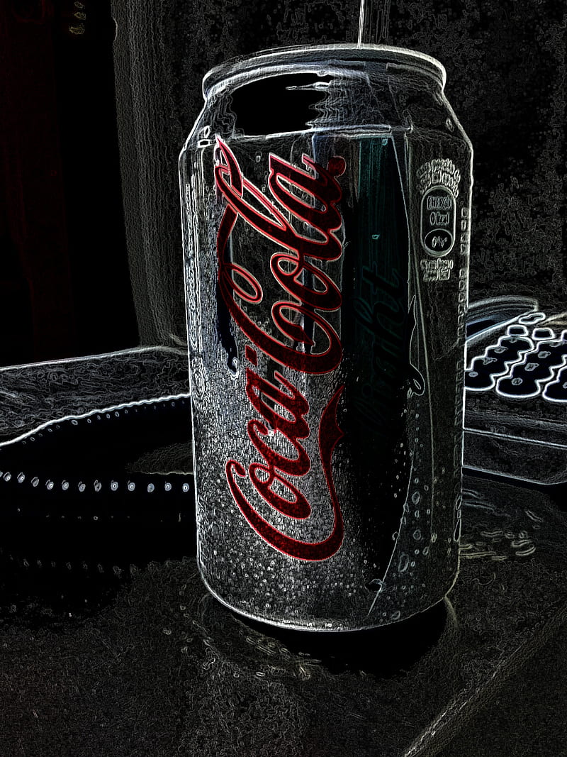 Negative Coke, coca cola, negative, pepper, sith, vader, HD phone wallpaper