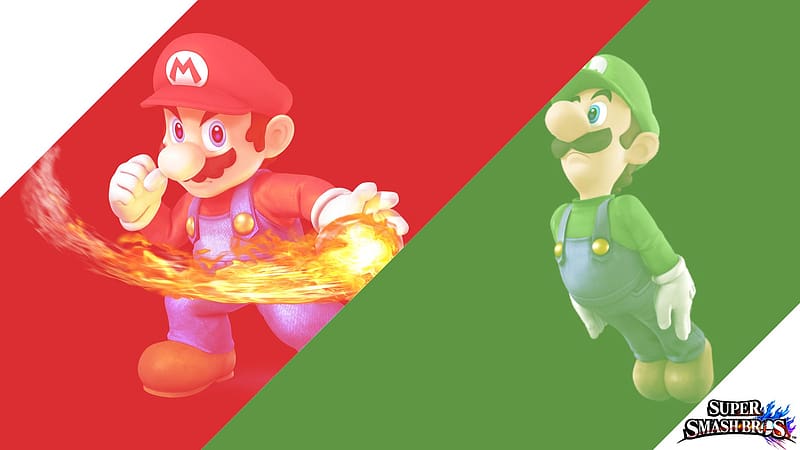 Mario, Video Game, Super Smash Bros, Luigi, Super Smash Bros For Nintendo 3Ds And Wii U, HD wallpaper