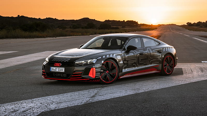 Audi RS e-tron GT Prototype 2021 2 Cars, HD wallpaper