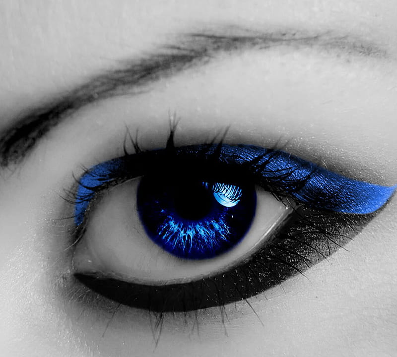 Babys got Blue Eyes, eye, pupil, eyebrow, lashes, blue, HD wallpaper