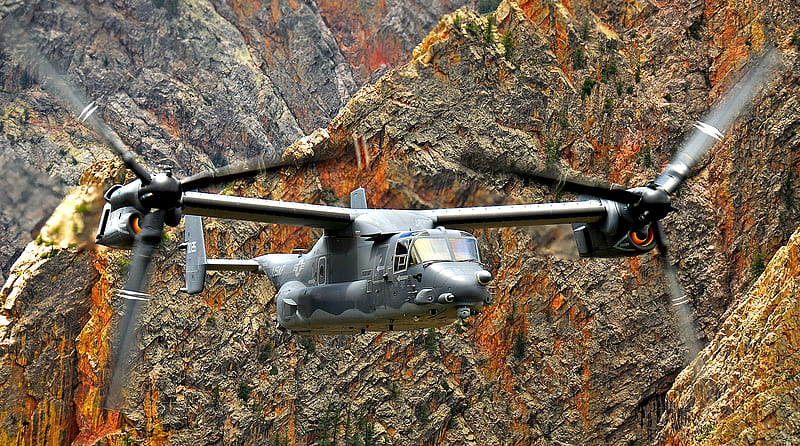 Osprey , prop, plane, HD wallpaper