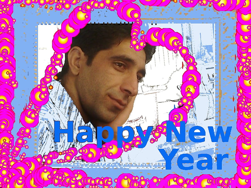 Meer 2010, my bad scores, happy new year, 2010, graphy, meer, heart, funny, humour skz, pink, actor, blue, HD wallpaper