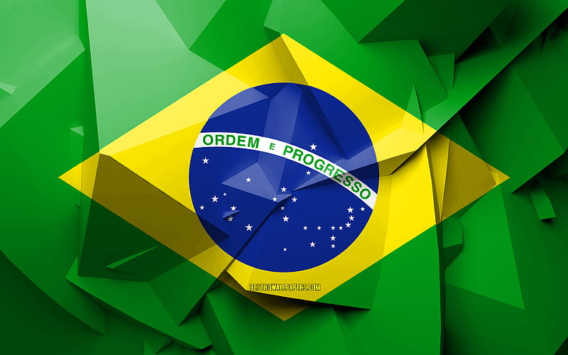 Brazil Flag Wallpaper 3d Image Num 21