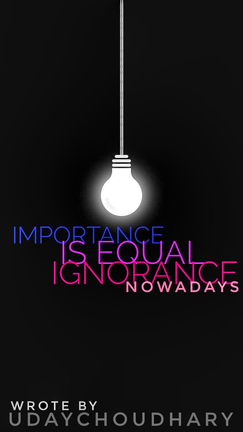 Thought, best, equal, ignore, light, logo, mind, time, HD phone wallpaper