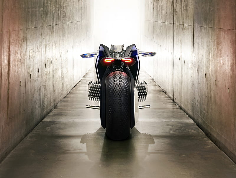 bmw vision next 100, futuristic motorbikes, concept design, Vehicle, HD wallpaper