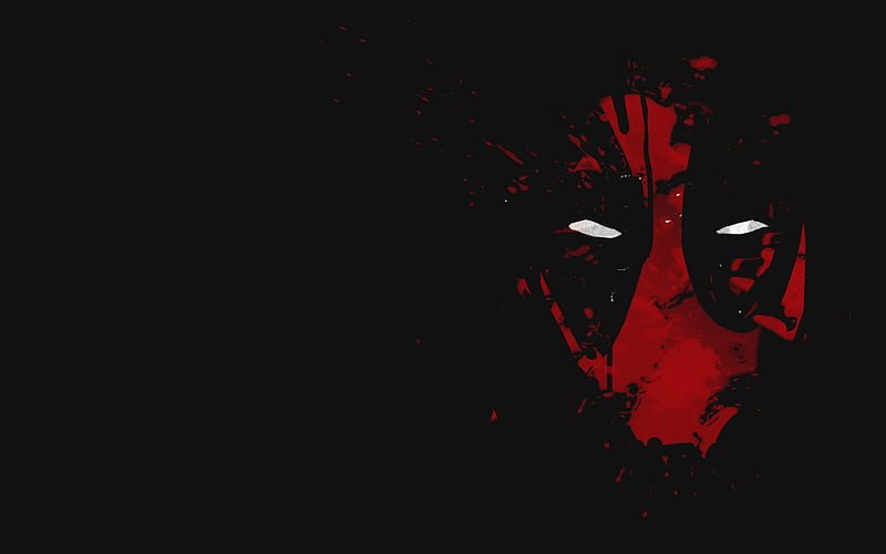 Deadpool superheros, darkness, Deadpool 2, HD wallpaper