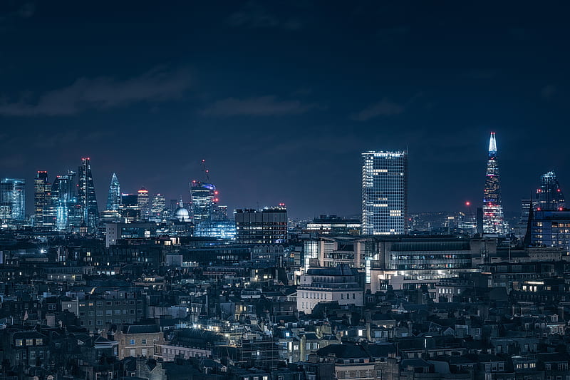 London Chasing Skylines Nightscape, london, skyline, world, night, HD  wallpaper | Peakpx