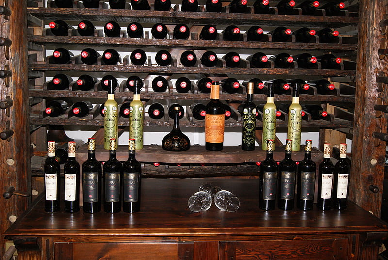 Wine cellar, graphy, wine, glasses, abstract, bottles, cellar, HD wallpaper  | Peakpx