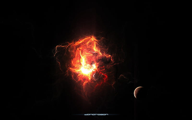 Cosmic Explosion, cosmic, super nova, explosion, space explosion, nova, HD wallpaper