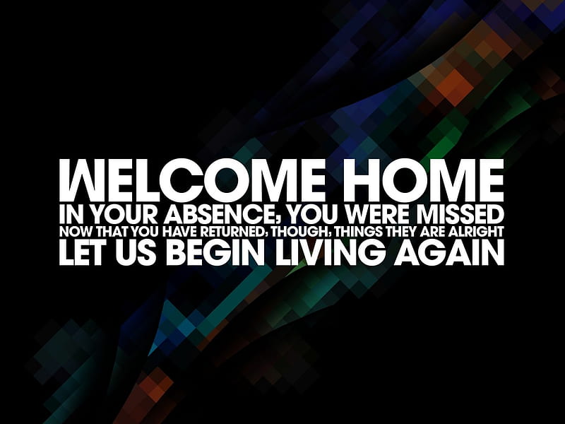 Welcome Home !, motivation, welcome home, fun, demotivation, abstract, HD wallpaper