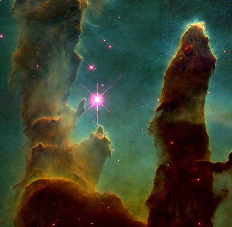 Eagle Nebula, epic, galaxie, nebula, space, HD wallpaper