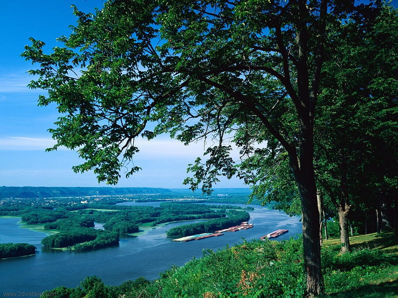 Mississipi River Iowa , mississipi-river-iowa, HD wallpaper