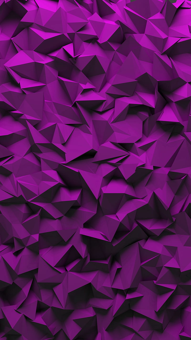 texture, polygon, geometry, purple, HD phone wallpaper