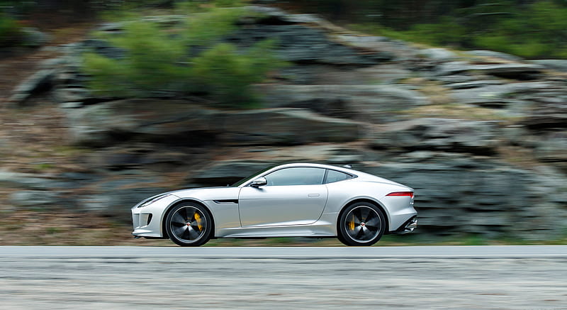 Download wallpaper 1920x1080 jaguar, f-type r, awd, us-spec, white