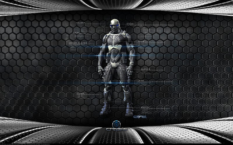 Crysis Nanosuit, crysis, game, soldier, nanosuit, HD wallpaper