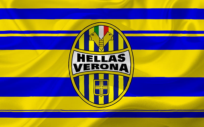 Hellas Verona, football, Logo, Serie A, Italy, football club, emblem, HD wallpaper