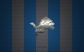 Download wallpapers Detroit Lions, NFL, NFC, 4K, wooden texture, american  football, logo, emblem, Detroit, Michigan, USA, National Football League  for desktop with resolution 3840x2400. High Quality HD pictures wallpapers