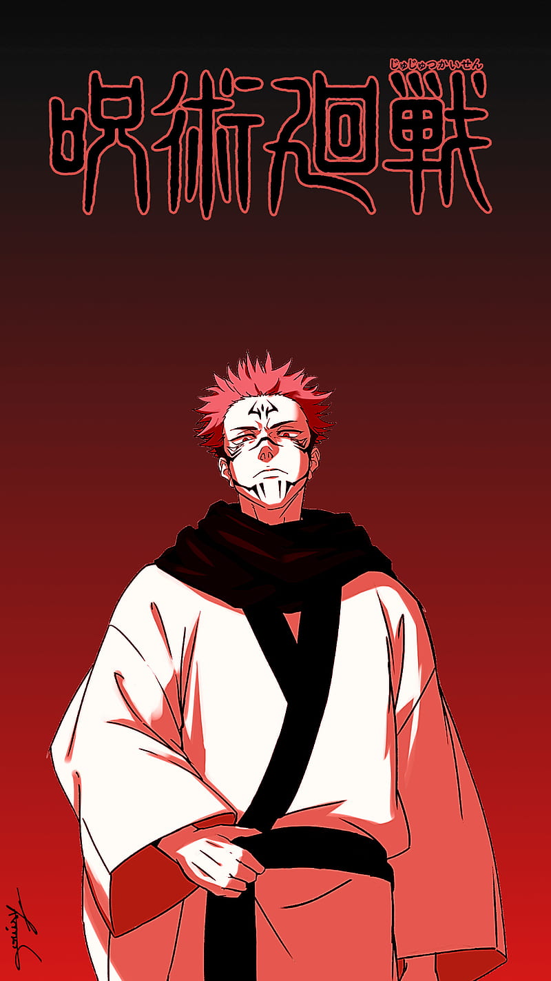 Jujutsu Kaisen Red Yuji Itadori Yuji Black Manga Phone Anime Itadori Hd Phone Wallpaper Peakpx