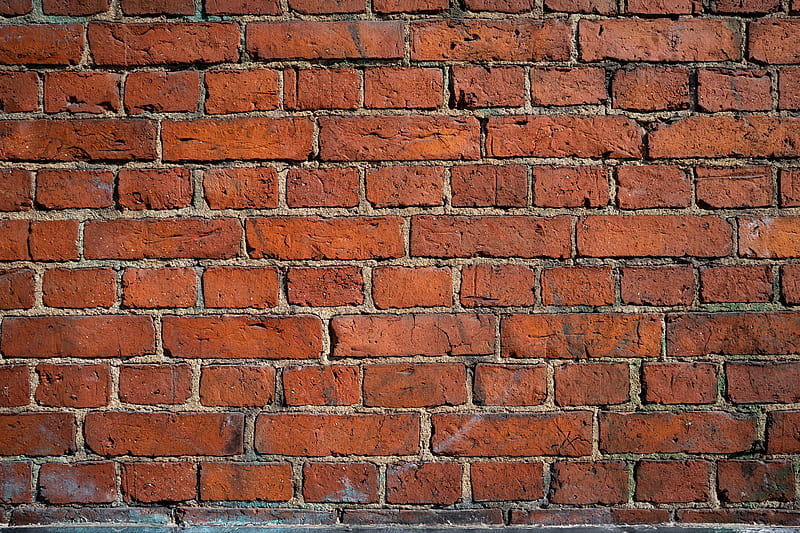 wall, bricks, texture, rough, brown, HD wallpaper