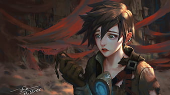 Wallpaper : Tracer Overwatch, Video Game Art, seymour 3250x1828 - Ben10ash  - 1959677 - HD Wallpapers - WallHere