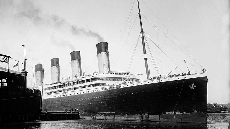 Lovely Rms Titanic . Barcos, Castillos, Blanco y negro, HD wallpaper