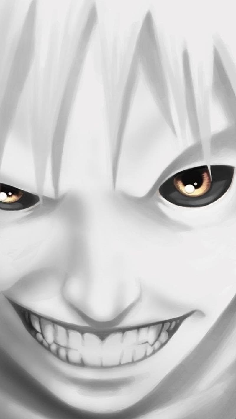 Evil Smile, white anime smile, white, evil, smile, HD phone wallpaper |  Peakpx