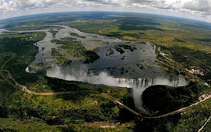 Victoria Falls, Zimbabwe, David Livingstone, Zambia, Africa, HD wallpaper