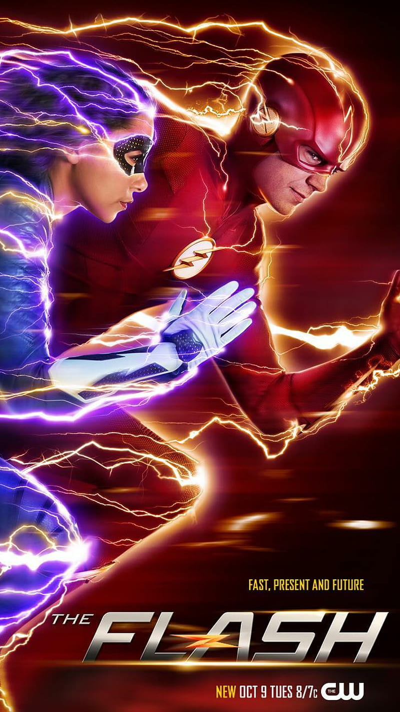 The Flash new suit, the flash, season 5, HD phone wallpaper