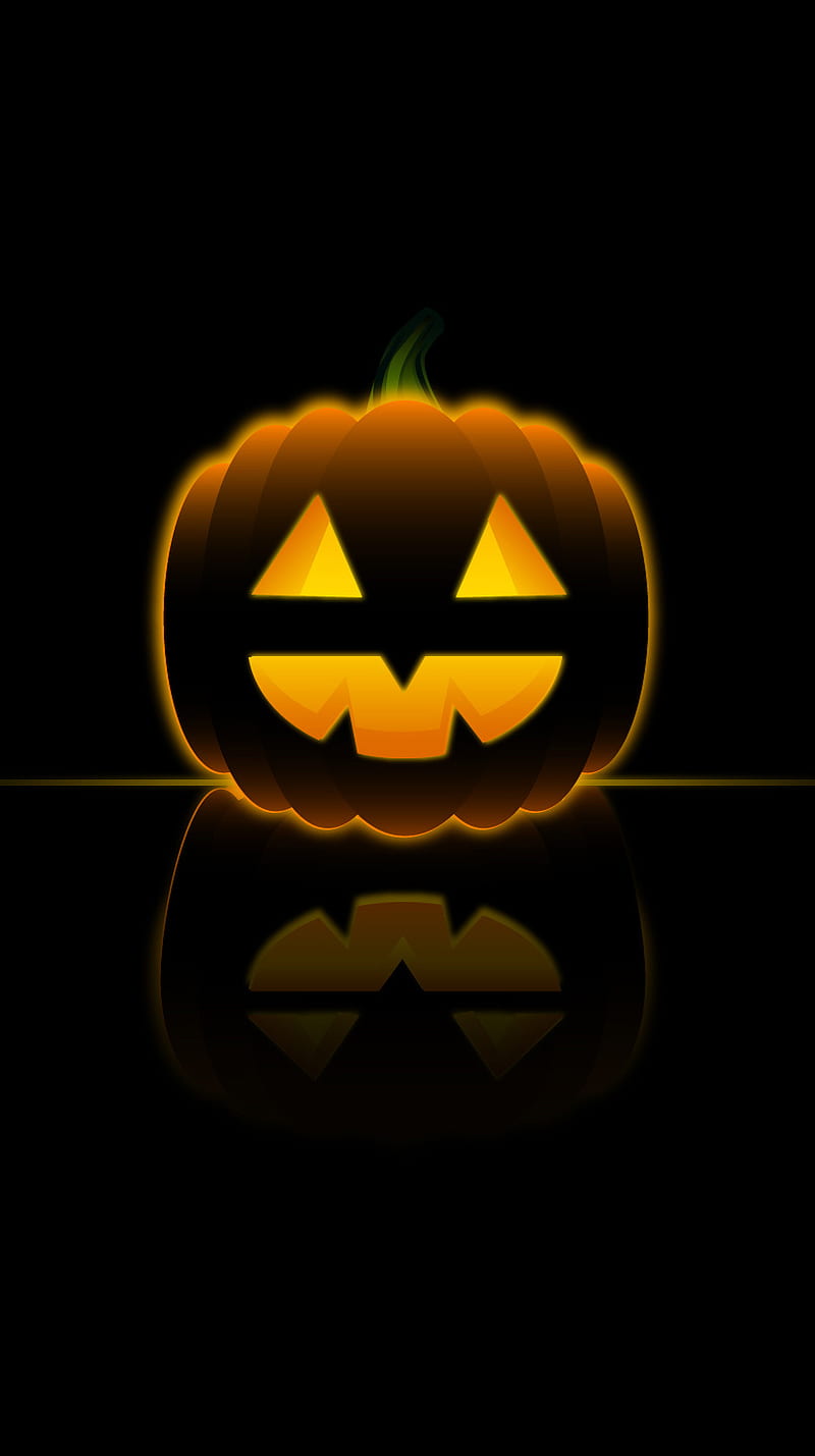 Download Black Jack O Lantern Halloween Iphone Wallpaper  Wallpaperscom