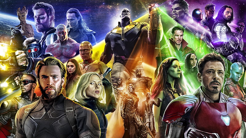 Avengers Infinty War 2018 Poster, thanos, avengers-infinity-war,  2018-movies, HD wallpaper | Peakpx