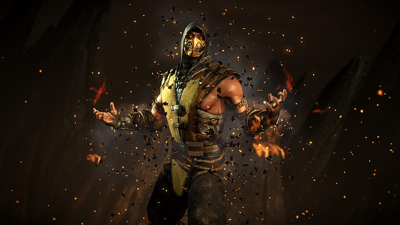 Scorpion Mortal Kombat X , mortal-kombat, games, pc-games, xbox-games, ps-games, scorpion, HD wallpaper