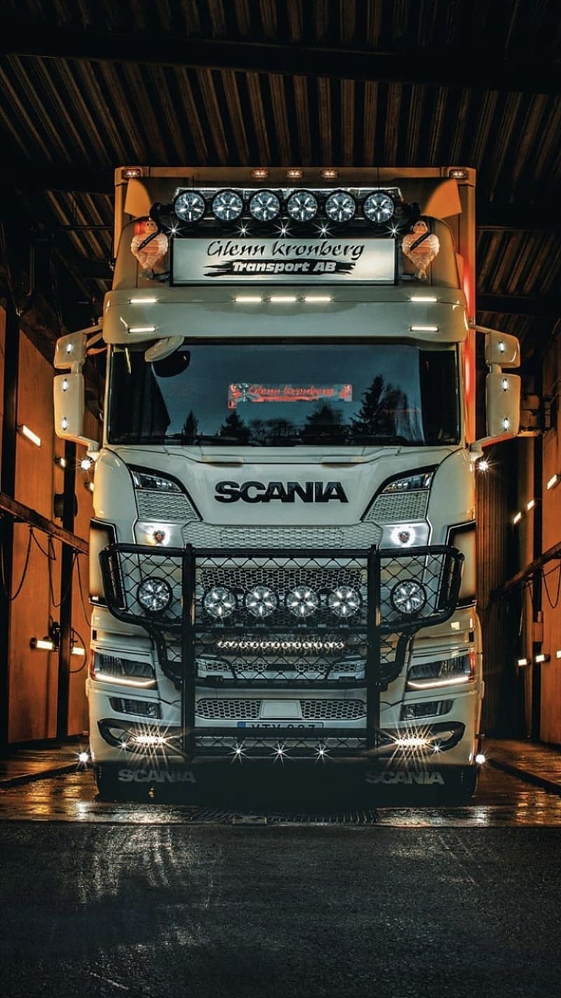 Camión, Scania V8, Fondo de pantalla de teléfono HD | Peakpx