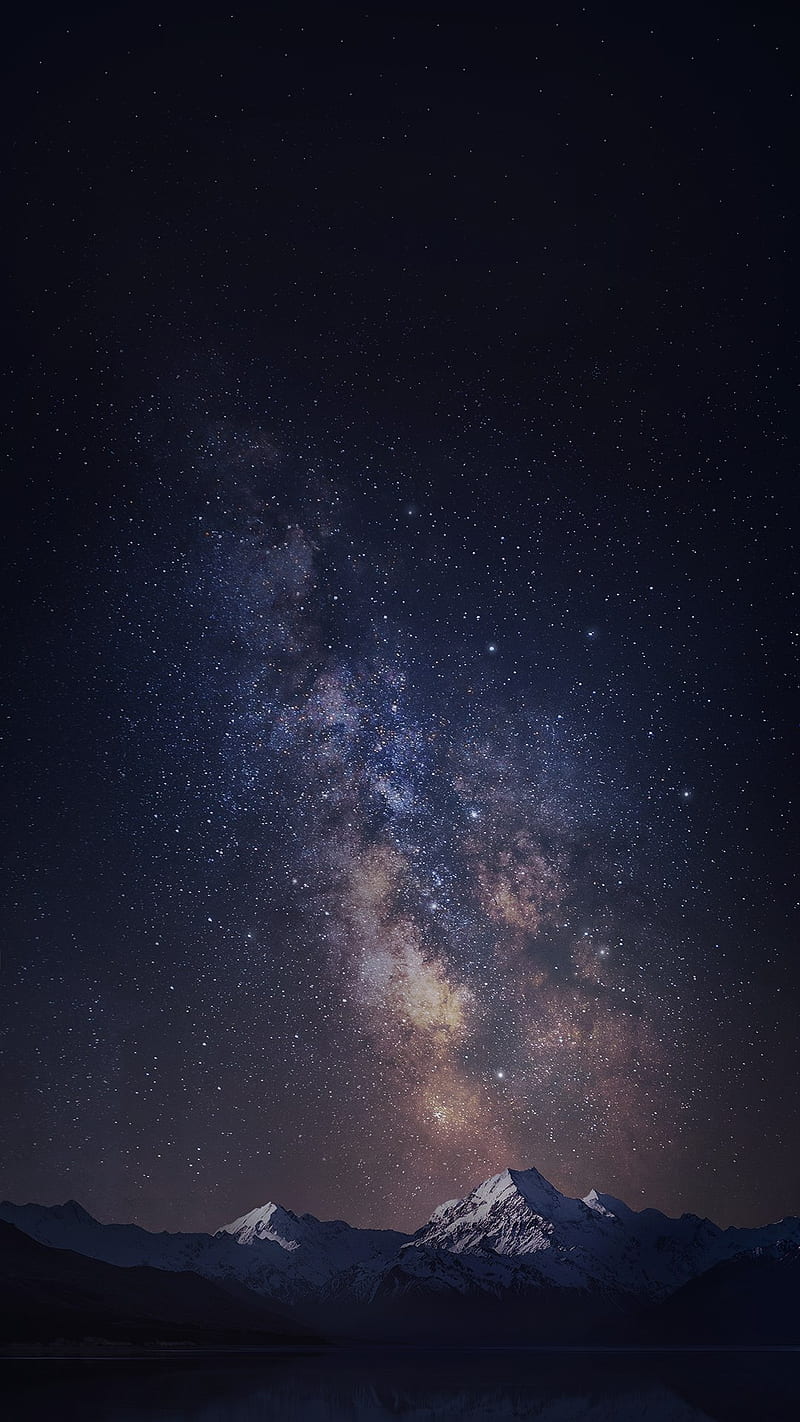 Galaxy Stars, 7itech, night, sky, HD phone wallpaper