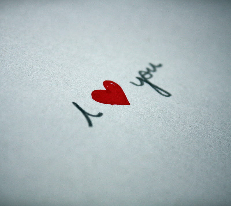 I Love You, drawing, feeling, heart, ink, leaf, line, pen, HD wallpaper