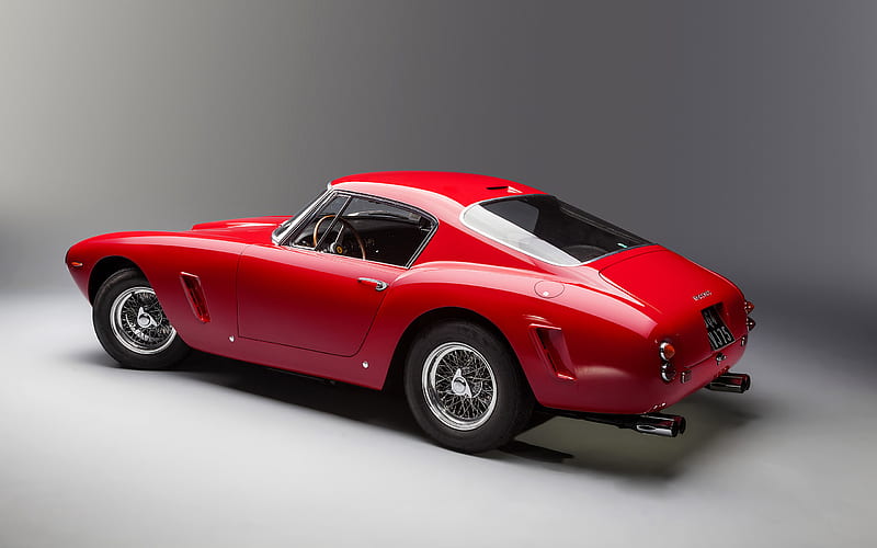 1962 Ferrari 250 GT, Coupe, V12, car, HD wallpaper