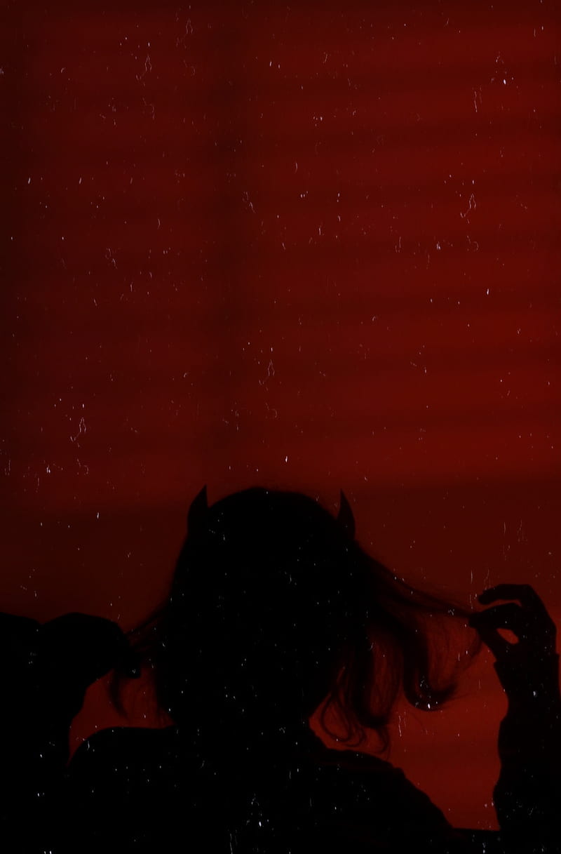 Devil Girl, aesthetic, demon, devil, girl, red, tumblr, HD phone wallpaper  | Peakpx
