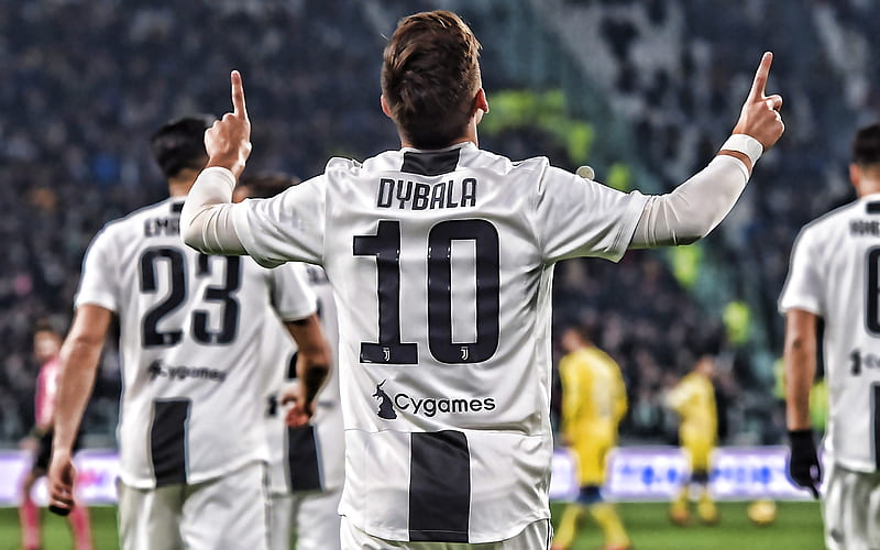 Paulo Dybala, Juventus FC, Argentinian football player, striker, goal, Serie A, football, Dybala, HD wallpaper