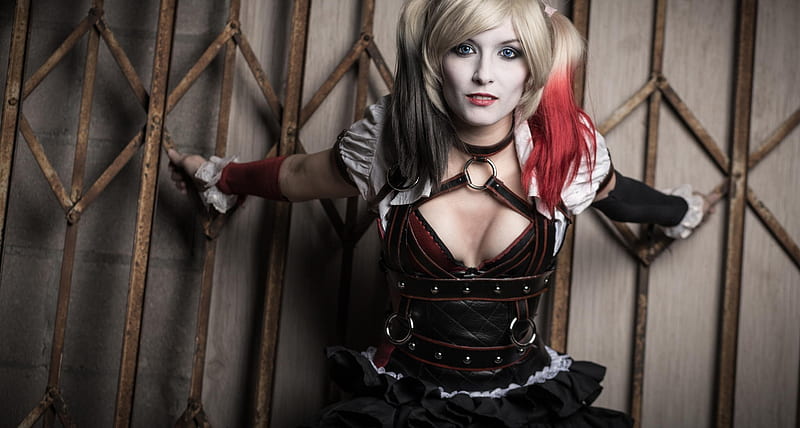 Harley Quinn Cosplay, suicide-squad, girls, cosplay, HD wallpaper