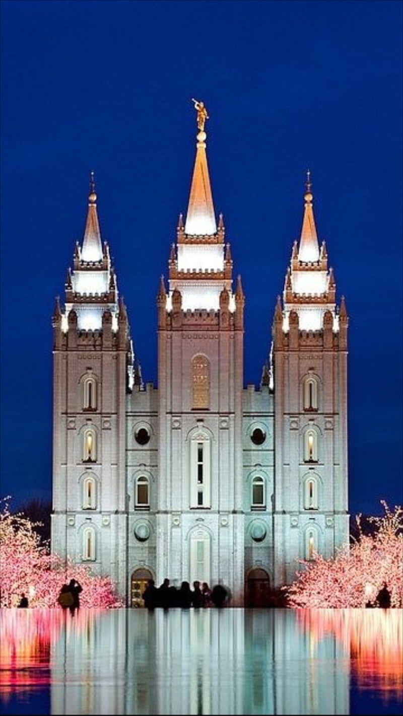 Templo de Salt Lake, fe, ilumina al mundo, la iglesia de jesucristo, la iglesia verdadera, lds, santidad, sud, templo mormon, templo sud, HD phone wallpaper