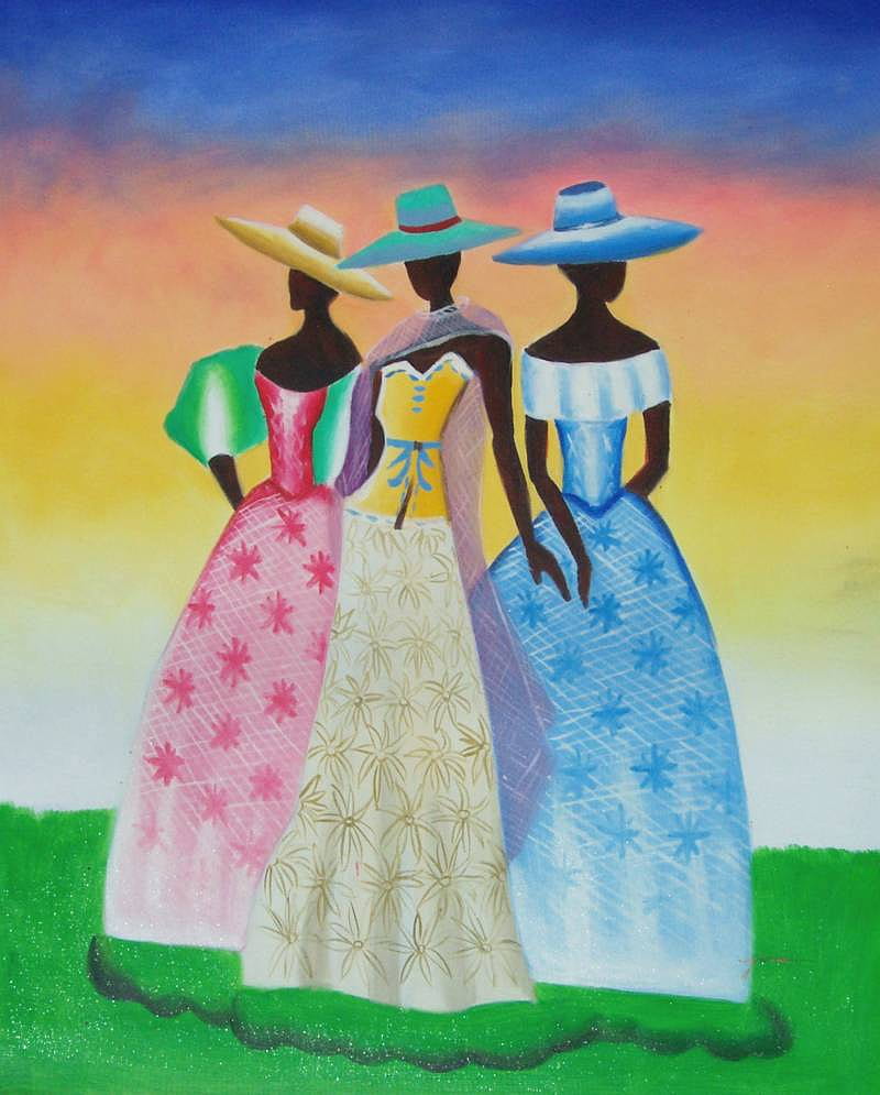 African American Art Group - Southern Belle Black Woman -, African Women Art, HD phone wallpaper